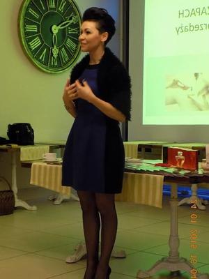 Polish brunette businesswoman