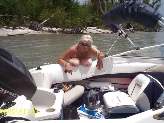 Out on the boat