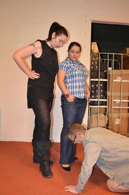Brunette humiliation slave