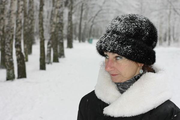 Retrato branco de inverno