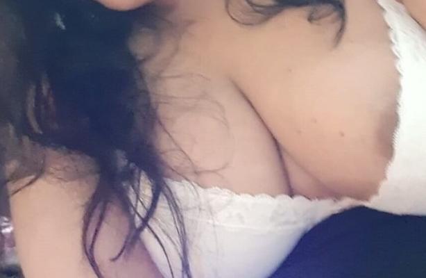 Love in sexy white bra
