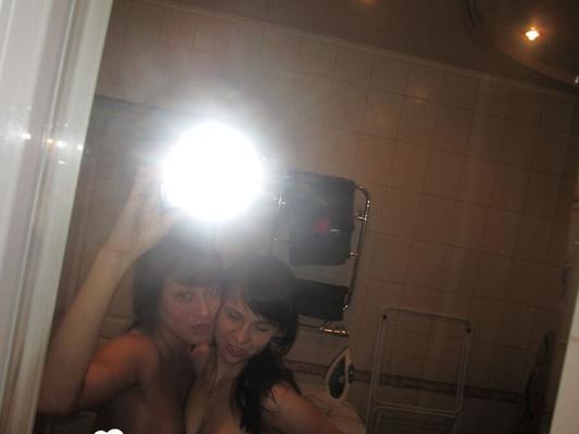 Amazing lesbian beauties play with some cream