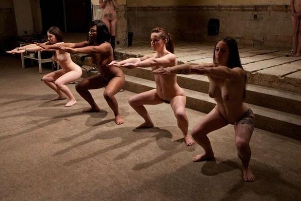 Young ladies in bdsm training