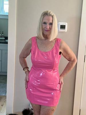 Danielle Dubonnet MILF Pink Dress
