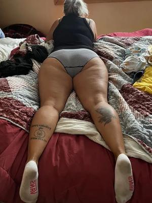 Striped panties and ankle socks