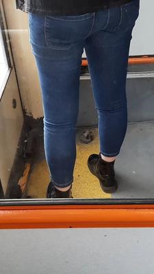 Ass in jeans