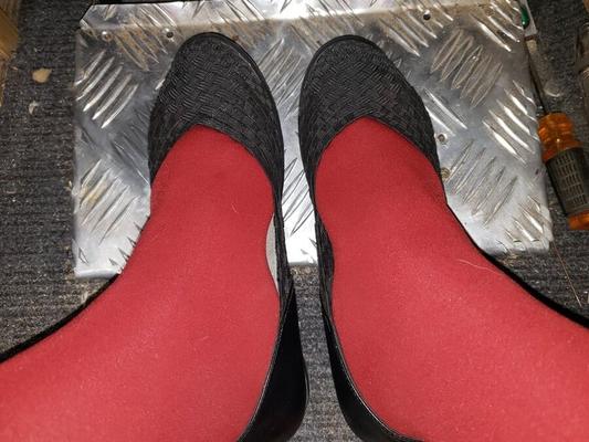 Great Northwest Clothing Co. "Tamika" Woven Wedges - Black