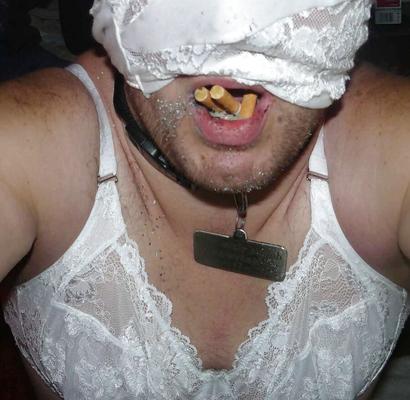 Ashtray with cum for Mistress Celine
