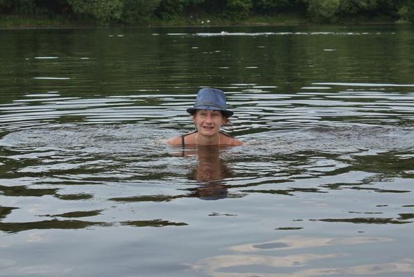 Bathing in Timiryazev-pond