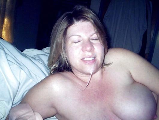 BBW Mature Big Tits Facial