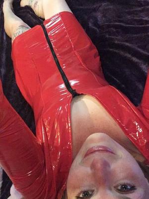 Testing out a new latex dress