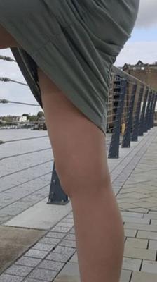 Wearing vintage stockings on V E Day for all our Heroes