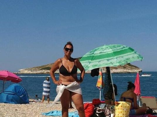 Real granny Housewife by the sea