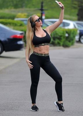 Celeb slag Aisleyne Horgan-Wallace