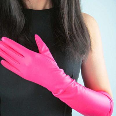 Different Coloured Leather Gloves - by Redbull