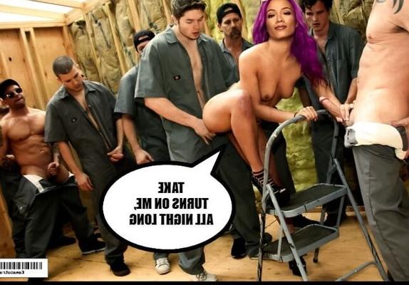 Celebrity gangbang captions (WWE)