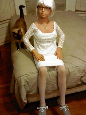Nina and kitty