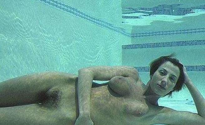 under the water
