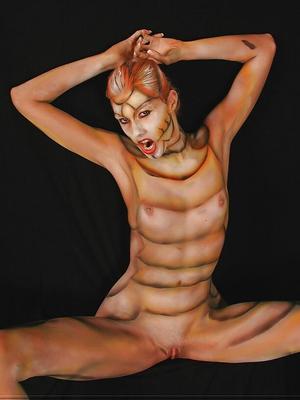 Jody transformed into reptile