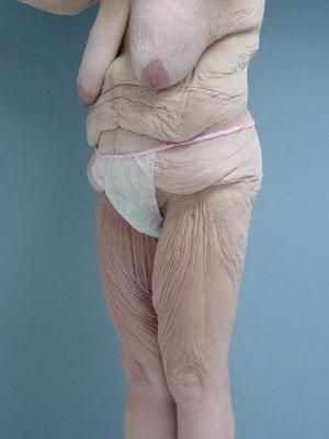 braless granny mature