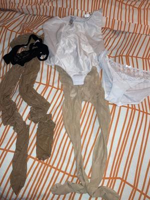 Dessous der Ehefotze, wifes lingerie and pantyhose
