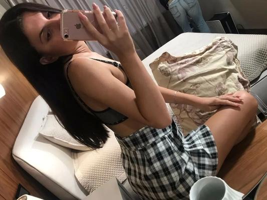 Undressing and taking selfies after college classes