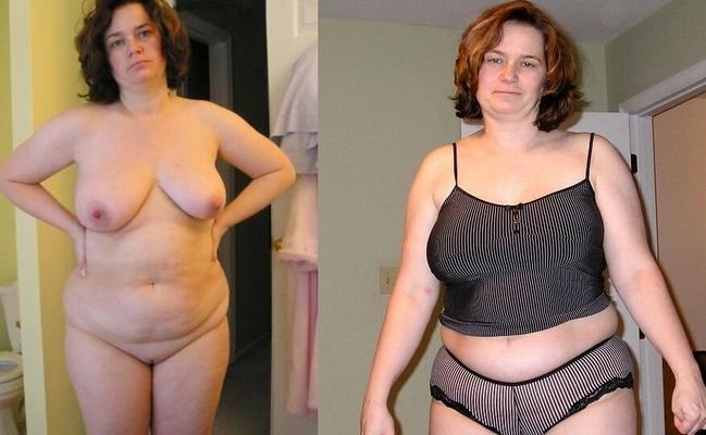 dressed undressed mature amateurs