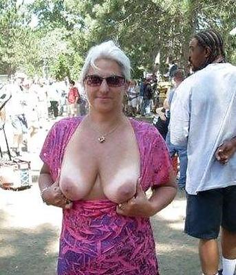 Innocent girlfriend flirting and flashing