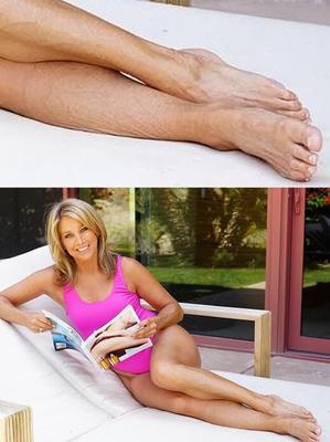 Denise Austin&;s sweet Feet for tributes