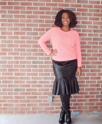 Ebony Goddess wearing Boots no.