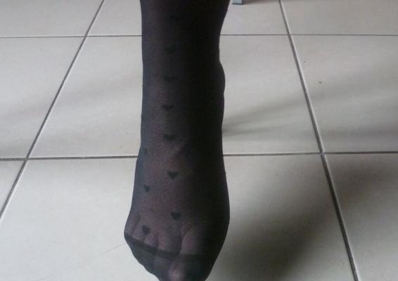 collants a coeurs pour footjob