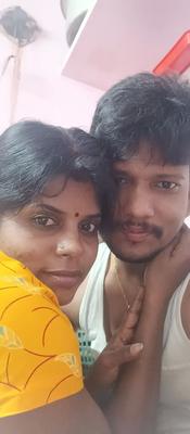 Indian wife and husband kissing - 7 Pics
