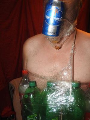 Bottle Bondage Celophane