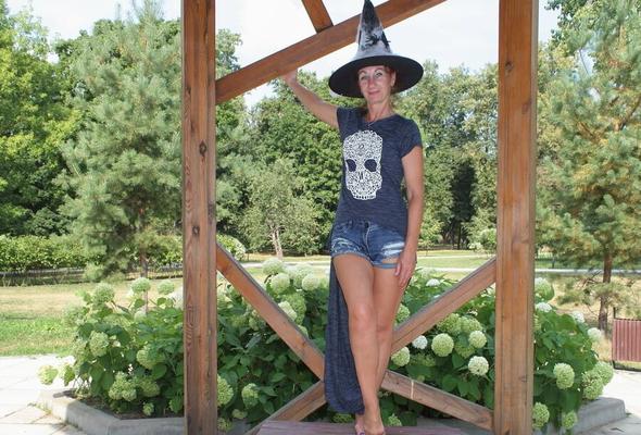In the gazebo