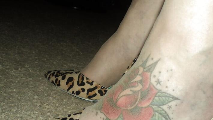 more fake foot tattoo