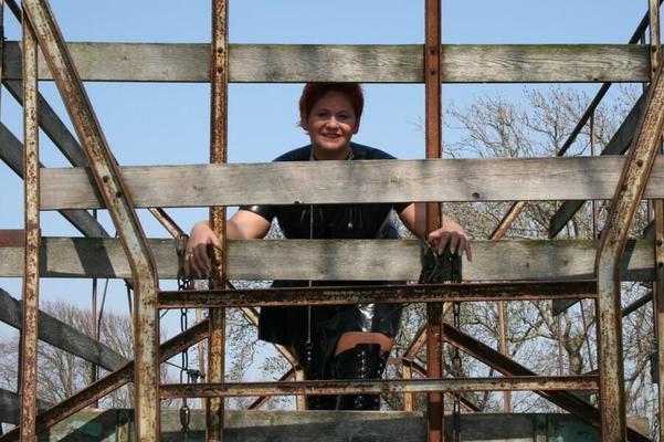 On the hay wagon ..