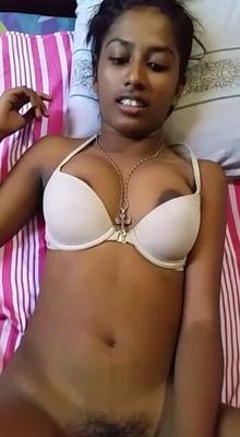 Singhalesische, tamilische nackte Mädchen