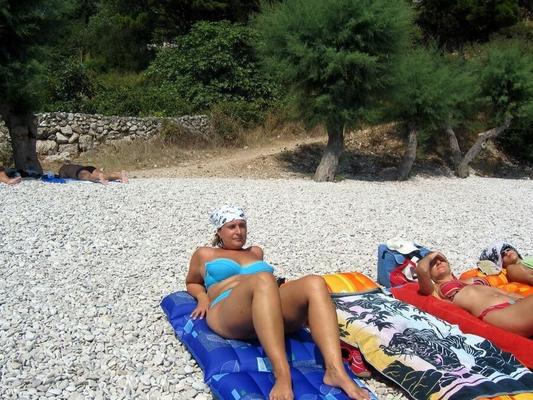 Tina am Strand