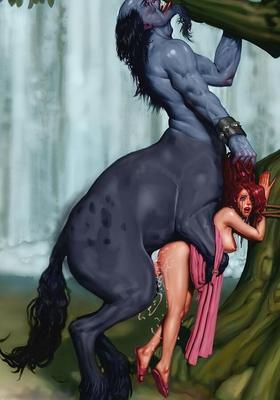 woman fuckt by monster