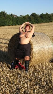Posing in the cornfield ...