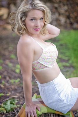 Blonde Blue Eyed Boudoir