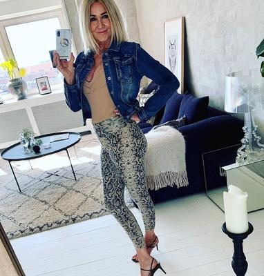 Hot mature Danish mom in horny dress