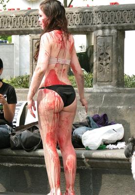Chica de la protesta