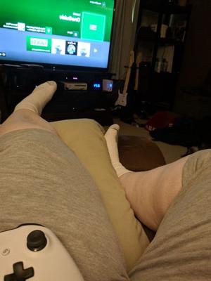 My white ankle socks