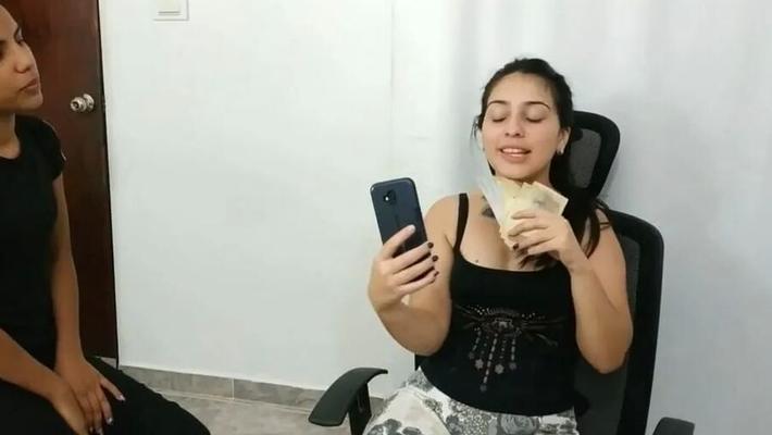 Findom Girl Gagged With Money - Selfgags