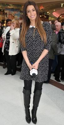 Female Celebrity Boots &amp; Leather - Stacey Solomon