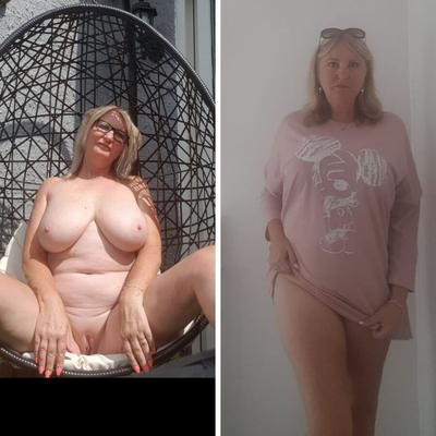 Average wives clothed unclothed
