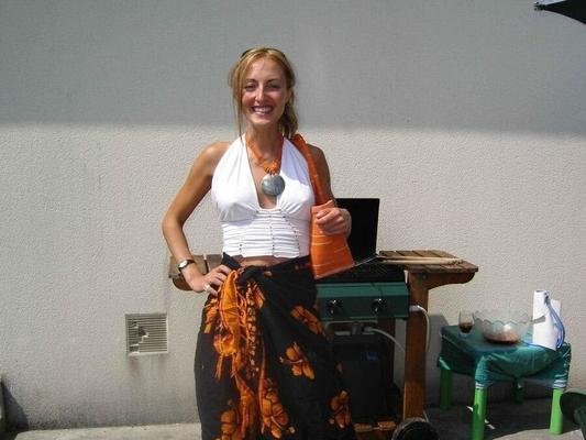 Sexy hot amateur slim blonde wife