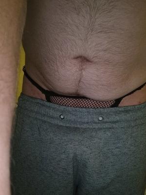 My tiny one crossdressing. Hehe