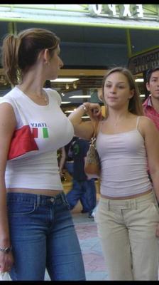 Hotties in vests or t shirts